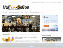 Tablet Screenshot of defoodiebus.com